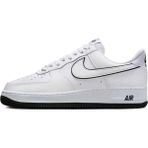Nike Air Force 1'07 Low Af1 Leather Unisex Sneaker Hakiki Deri Günlük Spor Ayakkabı Beyaz