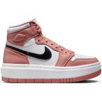 Nike Air Jordan 1 Elevatevhıght Leather Unisex Sneaker Hakiki Deri Günlük Spor Ayakkabı Beyaz Pembe - Beyaz - Açık Pembe