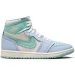 Nike Air Jordan 1 High Method Of Make Sneaker Bilekli Günlük Spor Ayakkabı Mavi Yeşil - Mavi - Yeşil