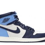 Nike Air Jordan 1 High Obsidian Unc Spor Ayakkabi