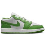 Nike Air Jordan 1 LOW SE BG Leather Sneaker Hakiki Deri Beyaz Unisex Spor Ayakkabı