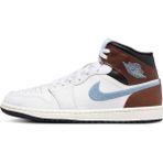 Nike Air Jordan 1 Mid Se Erkek Basketbol Ayakkabısı FQ7831-142 - Beyaz