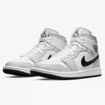 Nike Air Jordan 1 Mid Smoke Grey Unisex Spor Ayakkabı