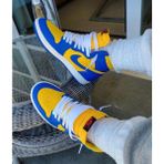 Nike Air Jordan 1 Retro Hi Og Sneaker - Sarı - Mavi