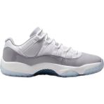 Nike Air Jordan 11 Retro Low Unisex Leather Sneaker Hakiki Deri Unisex Günlük Spor Ayakkabı Beyaz Gri - Beyaz - Açık Gri