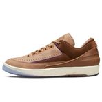 Nike Air Jordan 2 Retro Low Spesiyal Leather Unisex Sneaker Hakiki Deri Günlük Spor Ayakkabı Kahverengi