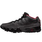 Nike Air Jordan 9 Retro Low GOLF Waterproff Mens Leather GOLF Shoes Su Geçirmez Hakiki Deri Erkek GOLF Ayakkabısı Siyah