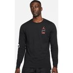 Nike Air Jordan Flight Team Men's Long Sleeve T-Shirt Erkek Uzun Kollu Tişört Siyah
