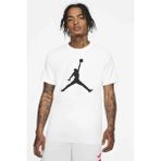 Nike Air Jordan Jumpan Short-Sleeve Crew Grafik Baskılı Erkek Günlük Tişört Beyaz