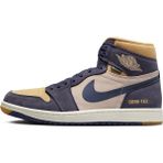 Nike Air Jordan Mıd Goretex Leather Sneaker Hakiki Deri Bilekli Su Geçirmez Nefes Alan Günlük Spor Ayakkabı Lacivert - Lacivert - Bej