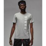 Nike Air Jordan Paris Saint Germain Mens Tee Grafik Baskılı Erkek Günlük Tişört Gri