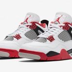 Nike Air Jordan Retro 4 Fire Red Erkek Spor Ayakkabi