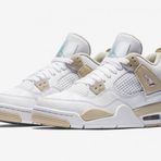 Nike Air Jordan Retro 4 Linen Erkek Spor Ayakkabi