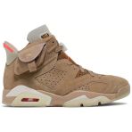 Nike Air Jordan Retro 6 Travis Scott British Khaki Spor Ayakkabı