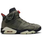 Nike Air Jordan Retro 6 Travis Scott Medium Olive Spor Ayakkabı