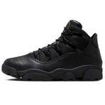 Nike Air Jordan Winterized 6 Rings Mens Sneaker Shoes Hakiki Deri Su Geçirmez Erkek Günlük Spor Ayakkabı Siyah
