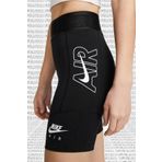 Nike Air Legging Shorts in Black Pamuk Polyester Bike Siyah Tayt Şort