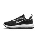 Nike Air Max erkek koşu ayakkabısı, Siyah Beyaz Siyah, 44 EU