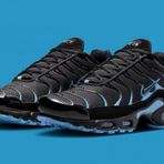 Nike Air Max Plus Black University Blue Erkek Spor Ayakkabi