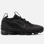 Nike Air VaporMax Flyknit Unisex Sneaker Black Unisex Günlük Spor Ayakkabı Siyah