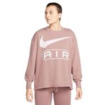 Nike Air Women's Oversized Crew Neck French Terry Sweatshirt Kadın Geniş Kalıp Sweatshirt Kahve