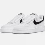Nike Airforce Af 1'07 Beyaz Siyah Kadın Spor Ayakkabı
