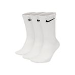 Nike Aksesuar U Nk Everyday Ltwt Crew 3pr SX7676-100 - 38 - 42 - Beyaz