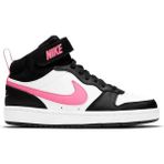 Nike Ayakkabı Günlük Court Borough Mid 2 (Gs) Genç Günlük Ayakkabı - 01 Siyah