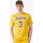 Nike Basketball Nba La Lakers Unisex Team Logo Graphic T-Shirt Unisex Pamuklu Tişört Sarı - XL