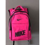 Nike Baskılı Sırt Çantası - Okul Çantası (Siyah-Yeşil-Pembe)