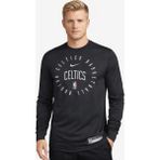 Nike Boston Celtics Legend Practice Sweatshirt Ss Crew Black Logolu Unisex Günlük Sweatshirt Siyah
