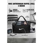 Nike Brasilia S Duffel (40L) Siyah Spor Çantası