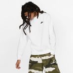 Nike BV2662-100 Club Erkek Beyaz Sweatshirt