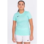Nike BV6728-354 Dry Park VII Jsy SS Kadın Turkuaz Tişört