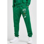 Nike Club Fleece Stack Graphics Cuffed Jogger Erkek Eşofman Altı Yeşil - XL