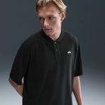 Nike Club Ss Polo Collection Pamuklu Over Size ( Bol Kesim ) Erkek Polo Yakak T-Shirt / HV0824 - Siyah