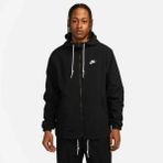 Nike Club Woven Full-Zip Jacket Erkek Ceket Bol Kalıp - Siyah - XL