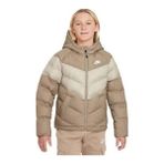 Nike Çocuk Kapüşonlu Mont Bej Unisex DX1264-247 - - Olivine - 001 - 8 - 10 Yaş