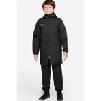Nike Çocuk Mont Parka Çocuk Mont CW6158--010-SIYAH - Beyaz - 8 - 9