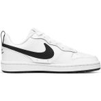 Nike Court Borough Low 2 (Gs) Çocuk Beyaz Koşu Ayakkabı 36,5 Numaralı Hafif ve Esnek Tasarım - Beyaz - Siyah