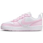 Nike Court Borough Low Recraft (Gs) Çocuk Günlük Spor Ayakkabı – Retro Basketbol Stil, Konforlu, Dayanıklı Sneaker - Pembe