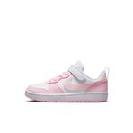 Nike Court Borough Low Recraft (Td) erkek çocuk spor ayakkabısı, Beyaz Pembe Köpük, 21 EU