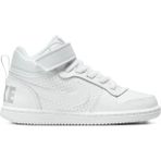 Nike Court Borough Mid Leather Sneaker Hakiki Deri Bilekli Lastik Ipli Bantlı Unisex Spor Ayakkabı Beyaz