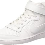 Nike Court Borough Mid (PSV), Basketbol Çocuk, Beyaz Ayakkabı (White/Beyaz 100), 33 AB