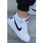 Nike Court Borough Mid Unisex Beyaz Günlük Spor Ayakkabı ( Dar Kalıp )