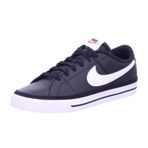 Nike Court Legacy erkek çocuk spor ayakkabısı, Siyah Beyaz Gum Açık Kahverengi, 38 EU