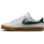 Nike Court Legacy PSV Leather Kids Sneaker Hakiki Deri Günlük Çocuk Spor Ayakkabı Beyaz