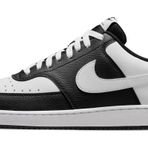 Nike Court Vision LO HM9862 siyah beyaz siyah beyaz erkek ayakkabısı spor ayakkabı bağcığı, Black White, 40 EU