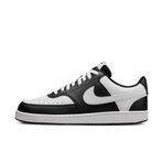 Nike Court Vision LO HM9862 siyah beyaz siyah beyaz erkek ayakkabısı spor ayakkabı bağcığı, Black White, 41 EU