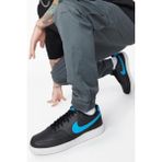 Nike Court Vision Lo Nn Black Sneaker Günlük Erkek Spor Ayakkabı Siyah Mavi - Siyah - Açık Mavi